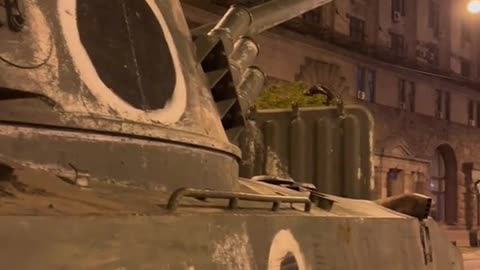 Captured Russian Artillery Protecting Kyiv