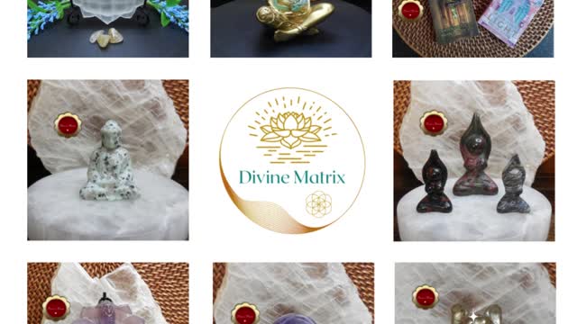 Crystals at Divine Matrix on Etsy