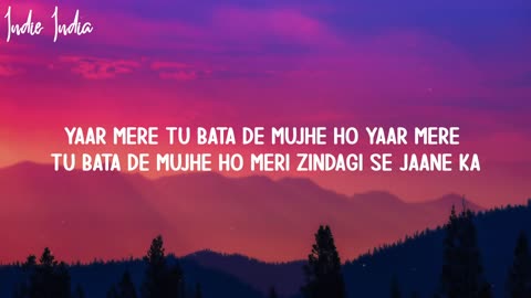 Kya Loge Tum (Lyrics) | Meri Zindagi Se Jaane Ka Kya Loge Tum