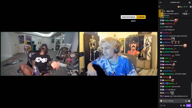 xQc thinks LeBron would never come to his house