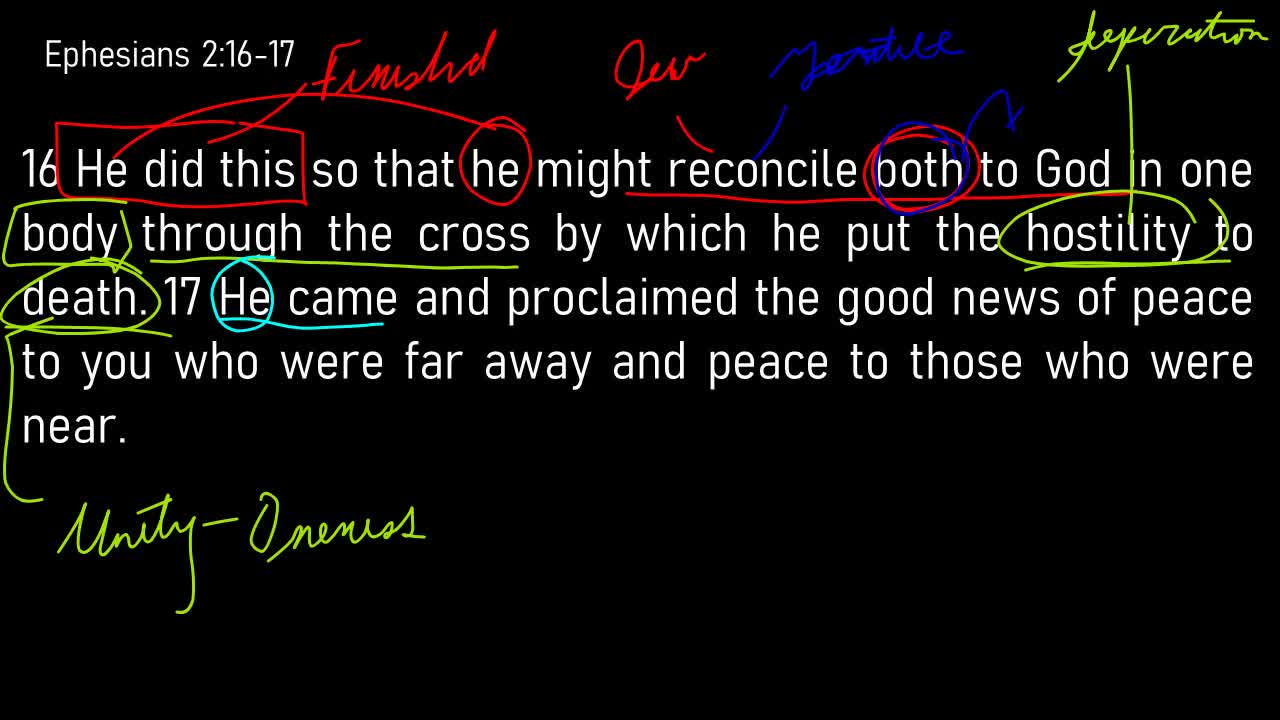 Ephesians 2:11-22 // Jews and Gentile are One in Christ