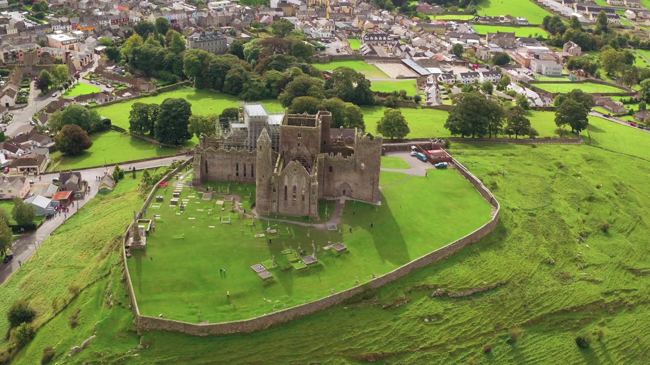 Flying Over Ancient Castles, Fortresses, and Ruins!!! DRONE VIEW