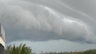 Timelapse of Hurricane Ian's First Band