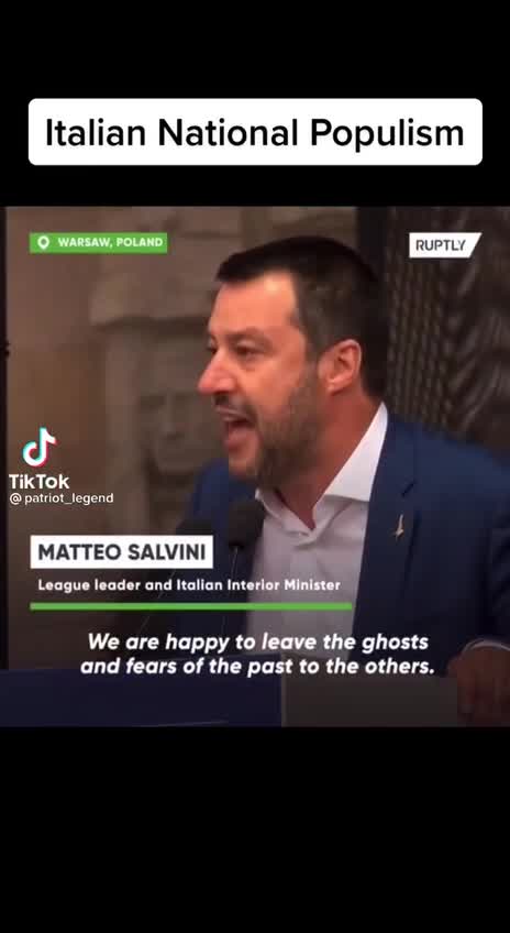 Italian Conservative Leader Matteo Salvini Calls Out Failed Globalist Leadership in Warsaw Speech
