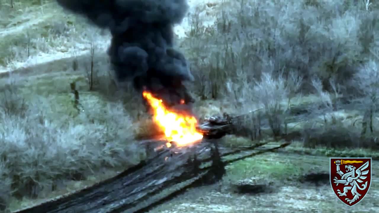 Lviv paratroopers destroyed an enemy tank