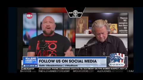 Alex Jones Studio Raided Live on Bannon!