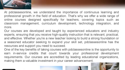 Unlock Your Potential: Professional Development and In-Service Credit for Teachers