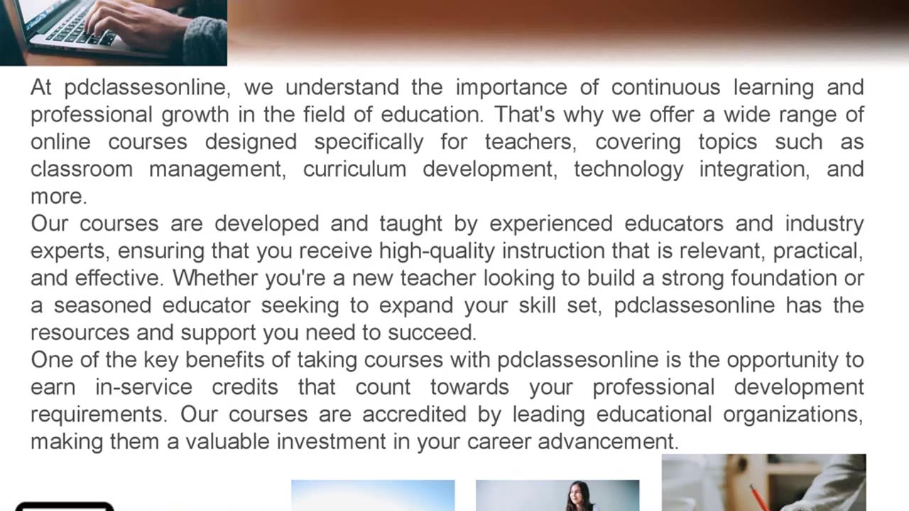 Unlock Your Potential: Professional Development and In-Service Credit for Teachers