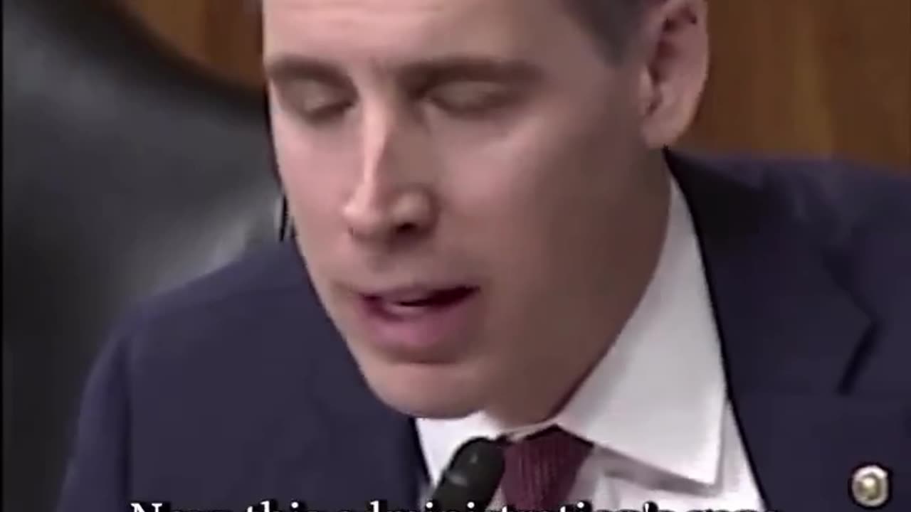 Josh Hawley breaking it down