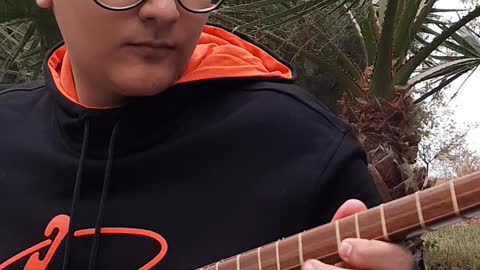 Iranian boy playing