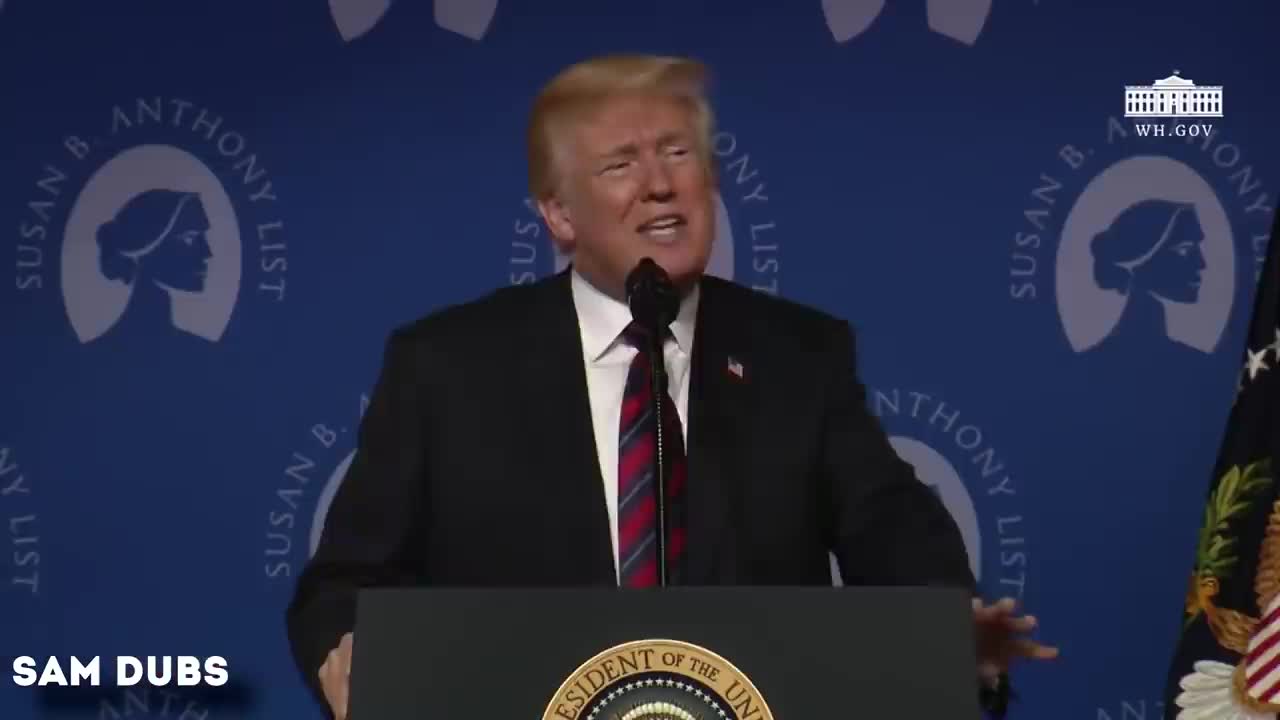 donald trump sings baby shark