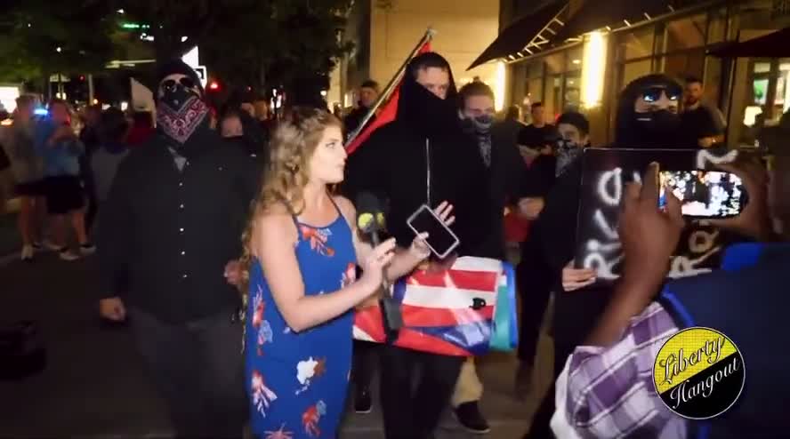 Kaitlin Bennett Trolls Antifa