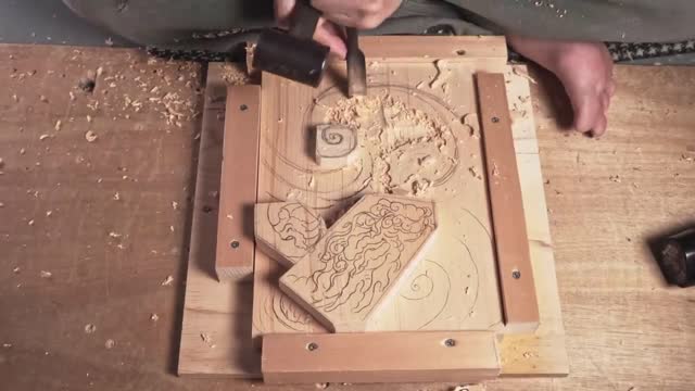 Crazy carving skills