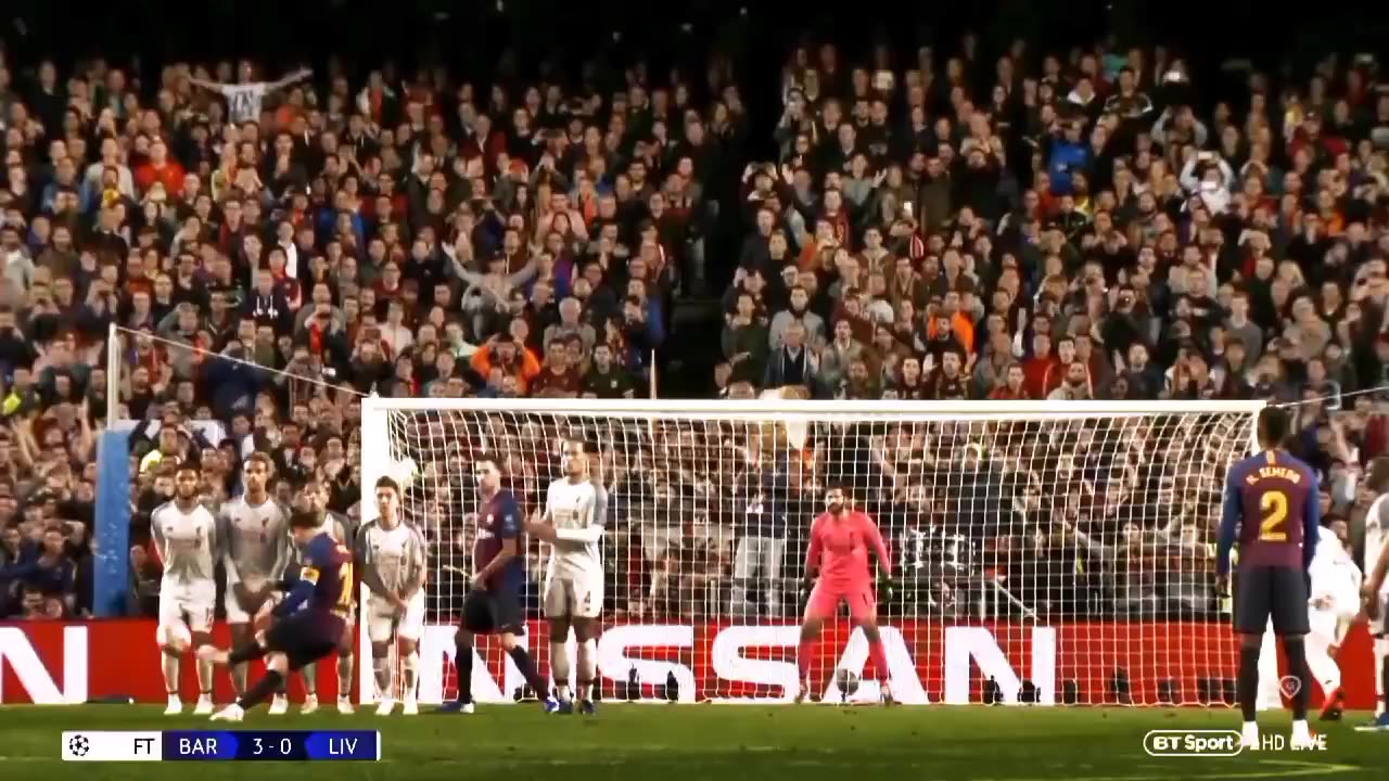 Amazing Freekick Goal By Messi Against Liverpool | HAWK EDITX