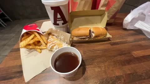 Arby’s healthy meal by the Transportation secretary of the United States of America