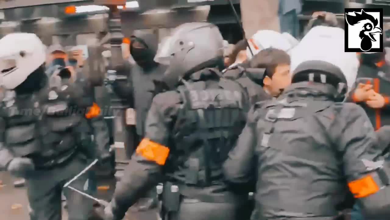 ️ NEW ANTI-GOVERNMENT PROTEST IN PARIS First clashes and arrests during the demonstration in