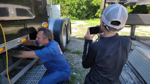 BREAKING FREE: CUTTING THE WIRES TO THE HOOD OF THE FREIGHTLINER