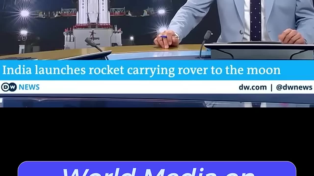 World Media on Chandrayaan-3