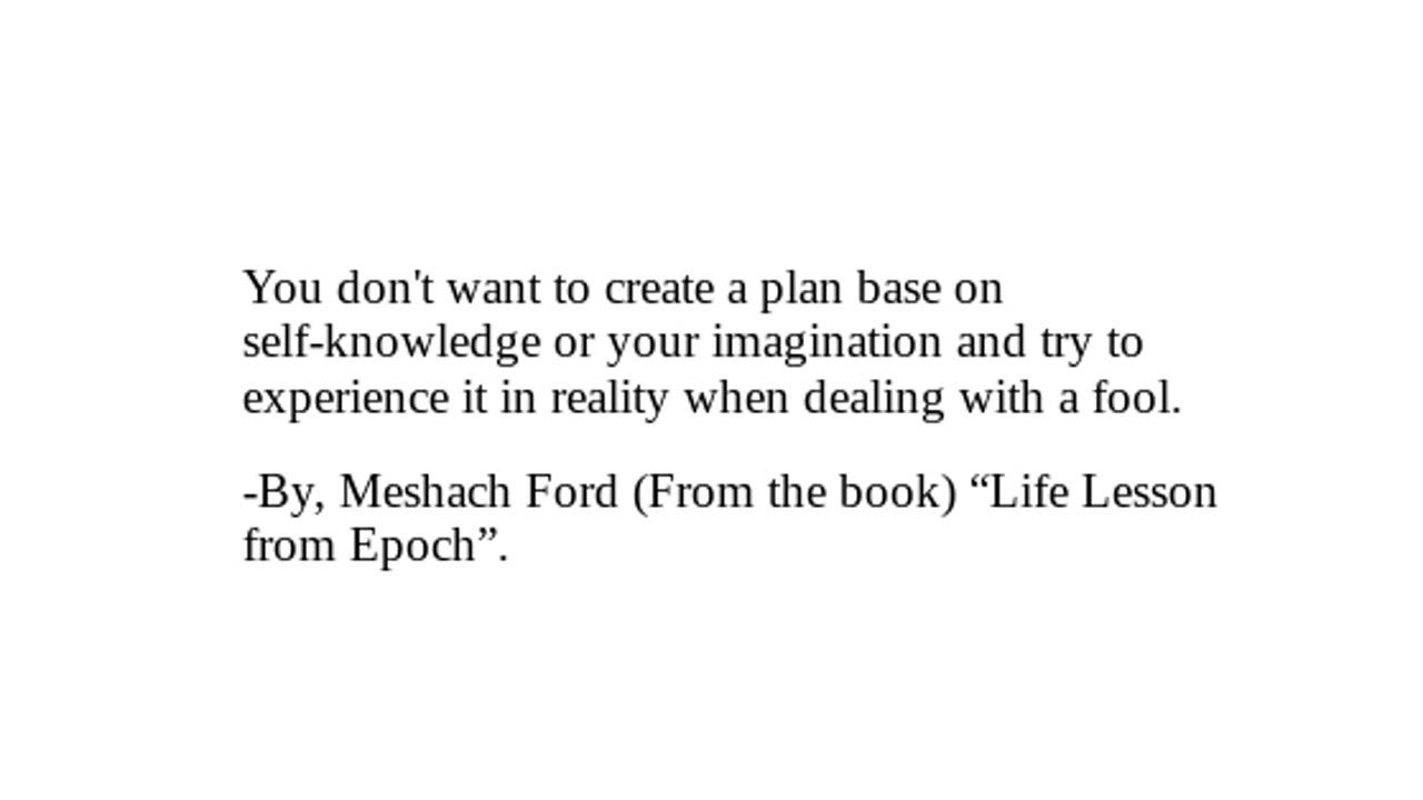 "Life Lesson from Epoch" -Checkout Description
