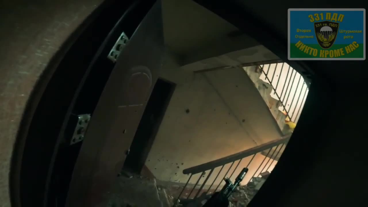 GoPro Footage Russian Paratroopers assault company clearing an apartment building in Chasov Yar