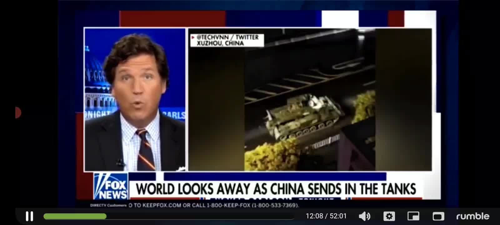China Rolls Tanks & the World is QUIET!