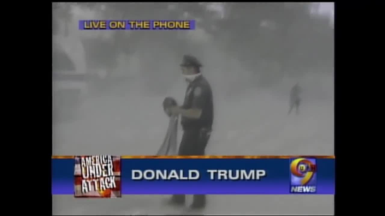 Donald J. Trump Calls in to News Station 9-11-01