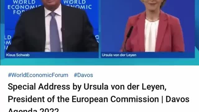 WEF KLAUS SCHWAB ALLA VON DER LEYEN, COMPLIMENTI PER I CHIPS CHE SARANNO INSTALLATI NEI CERVELLI