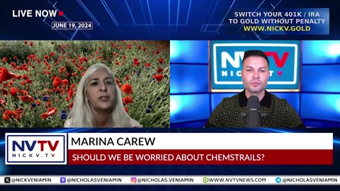 Marina Carew Discusses Should We Be Worried About Chemtrails with Nicholas Veniamin