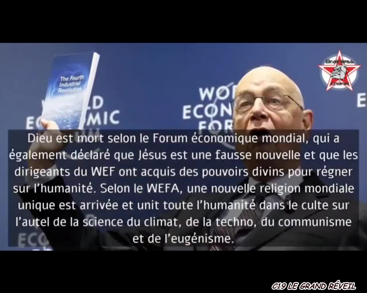 SCHWAB ET HARARI ONT DECIDÉ D'ENTERRER DIEU ET NOUS PROPOSENT UN SERVICE APRÈS VENTE GARANTI WEF !!