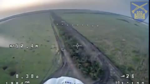 Destruction of the invaders' tank using the FPV drone of the 23rd separate rifle battalion