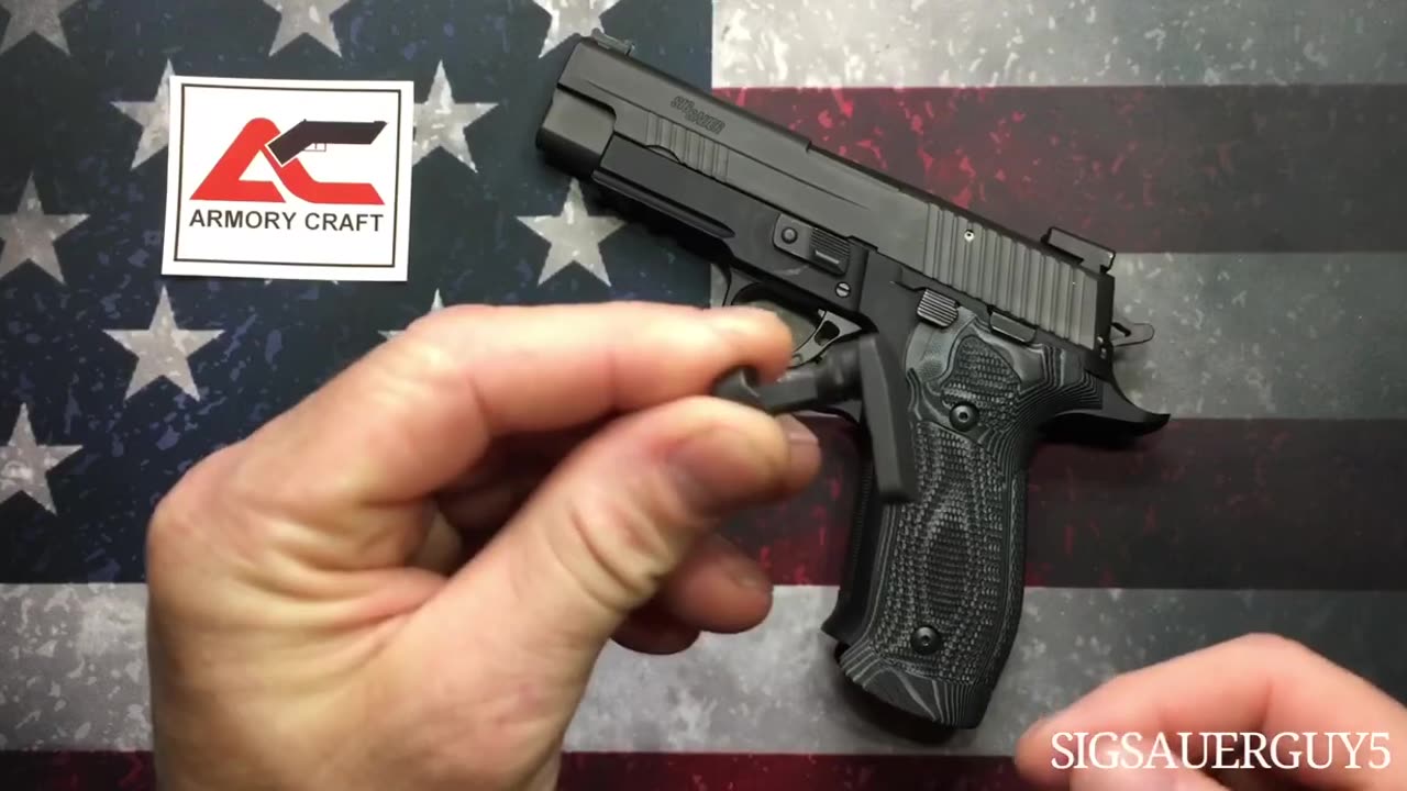 Armory Craft supermatch take down lever for the Sig Sauer P series pistols