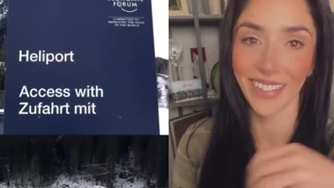 How does the WEF fly to Davos a mountain region with no airports?