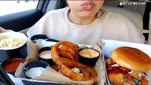 ASMR Complition | mukbangs having massive buns, gold foil burgers chips and many more | Complition