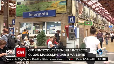 CFR reintroduce trenurile Intercity: Cu 30% mai scumpe, dar şi mai lente