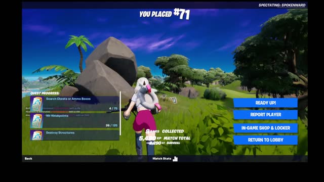 Fortnite being such a noob noob getting destroyed first time playing