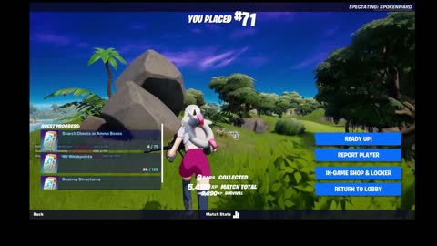 Fortnite being such a noob noob getting destroyed first time playing