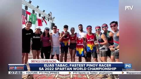 DOH Elias Tabac, fastest Pinoy racer sa 2022 Spartan World