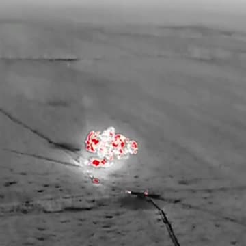 Insane FLIR Cam of Javelin Smashing Russian Tank