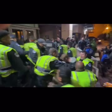 Riot at DNC building