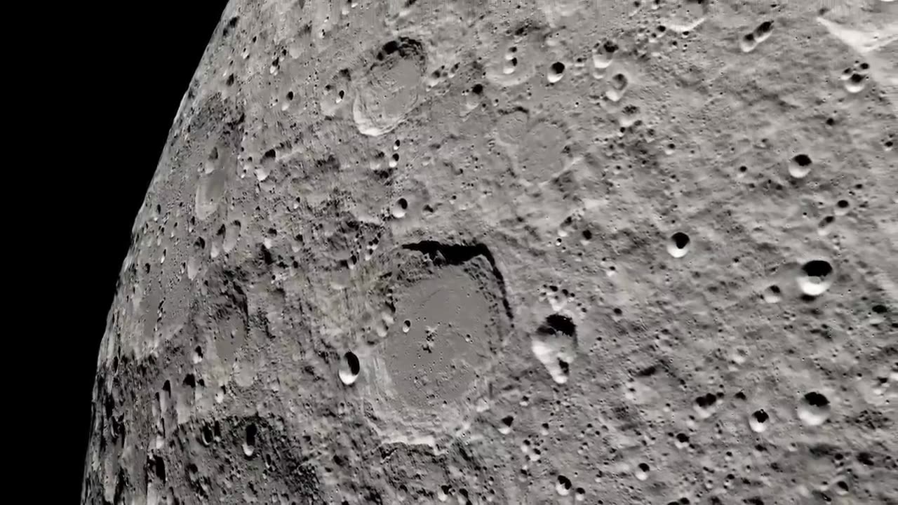 Nasa view of moon in 4k