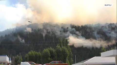 Hundreds of firefighters deployed as wildfires hit El Bolson forests in Argentina