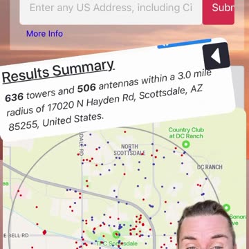 “ How many cell towers and antennas are near the home”