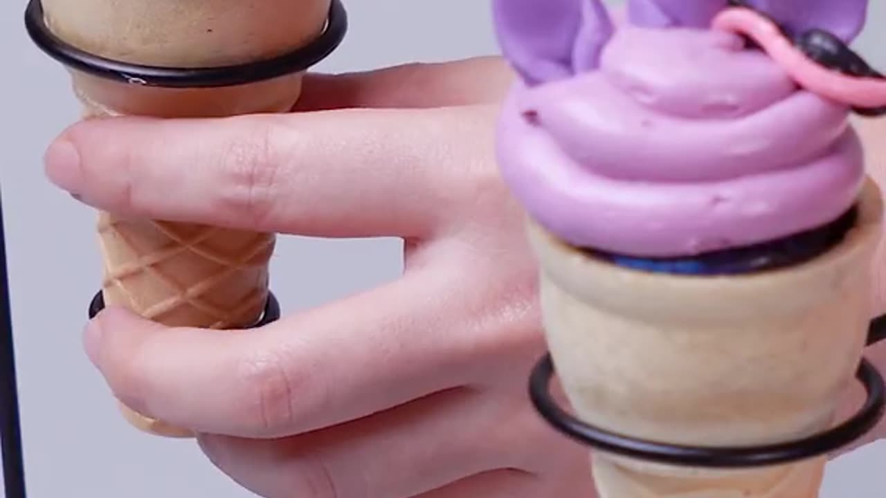 Lovely Ice Cream Tutorial You Can Try At Home #shorts#yumupcakes