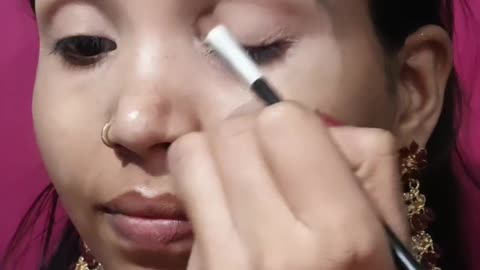 Wedding guest makeup look