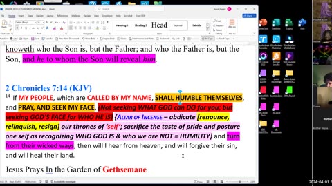 Prayer Session 17 2024-04-01