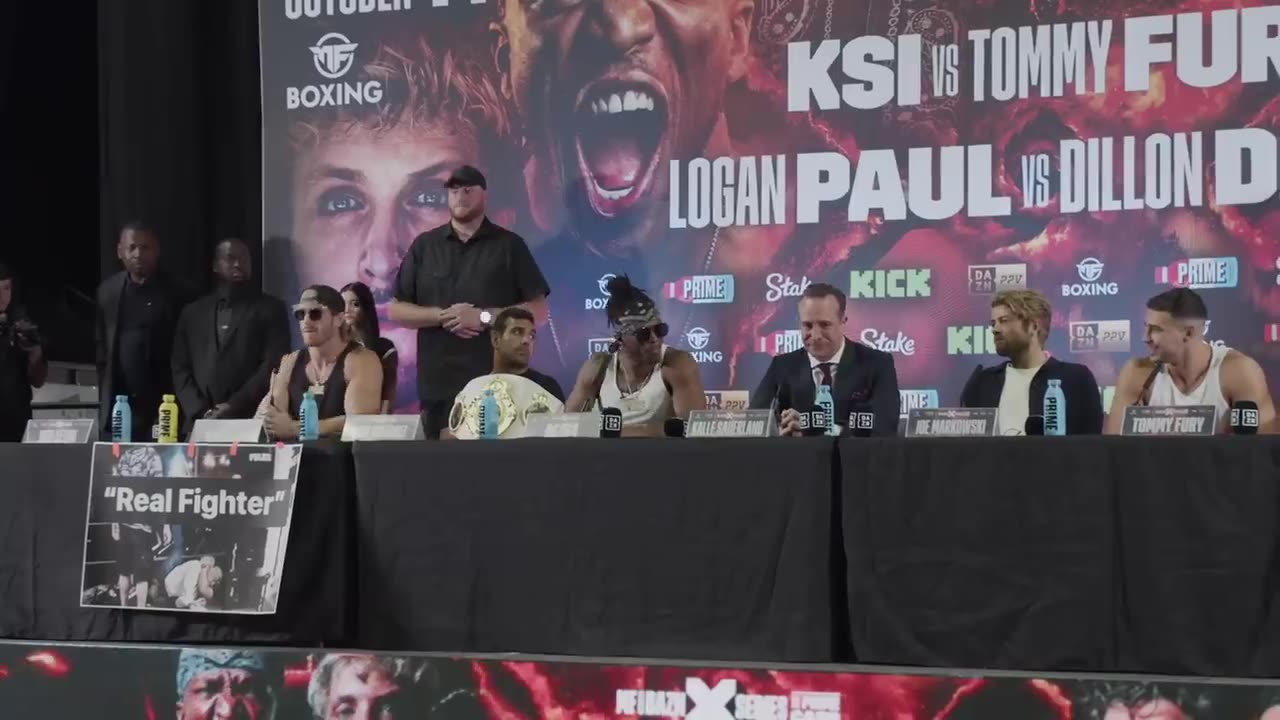 Logan Paul vs Dillon Danis & KSI vs. Tommy Fury - Carnage at Full Press Confrence