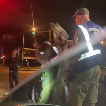 Homeless attack filmed