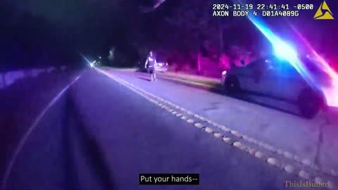 JSO releases bodycam of knife attack at construction zone that led to police chase, officer shooting