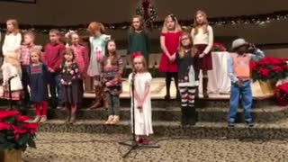 Emsley’s first time singing a solo part 🌟 ❤️