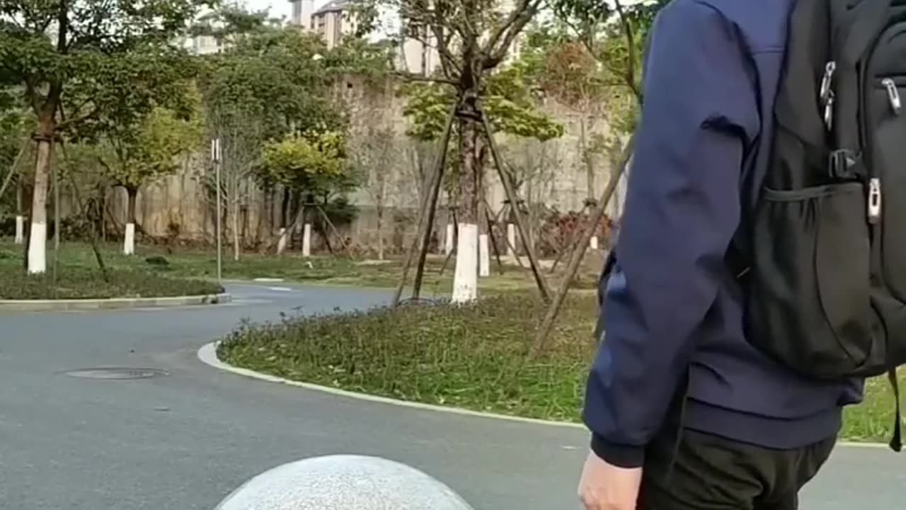 The first flying man have ever seen